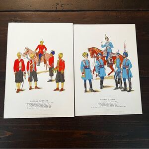 Vintage Military Illustration Prints